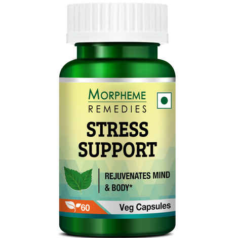 Buy Morpheme Stress Support- 600mg Extract - 60 Veg Caps - Purplle