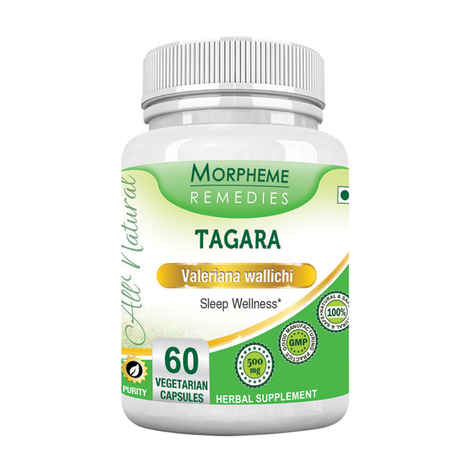 Buy Morpheme Valerian (Tagara) 500mg Extract 60 Veg Caps - Purplle