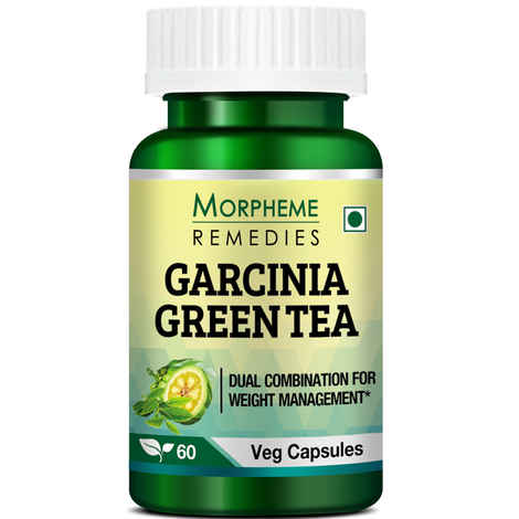 Buy Morpheme Garcinia Green Tea - 500mg Extract 60 Veg Caps - Purplle