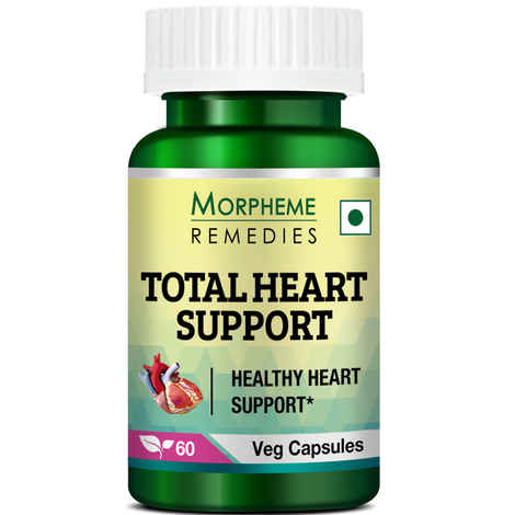 Buy Morpheme Total Heart Support - 500mg Extract - 60 Veg Caps - Purplle