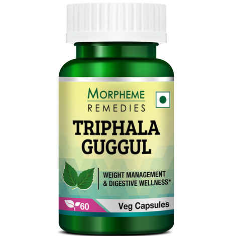 Morpheme Triphala Guggul Supplements 500mg Extract 60 Veg Caps