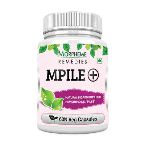 Buy Morpheme Mpile+ 500mg Extract 60N Veg Caps - Purplle