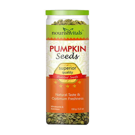 Buy NourishVitals Roasted Pumpkin Seeds (Superior Quality) - 150 gm - Purplle