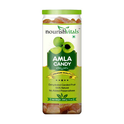 Buy NourishVitals Amla Dried Fruit (Dehydrated Fruits) - 200 gm - Purplle