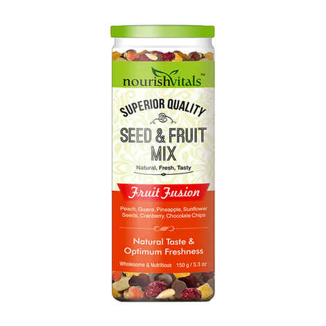 Buy NourishVitals Seed & Fruit Mix - Fruit Fusion - Breakfast / Snacks Trail Mix 150 gm - Purplle