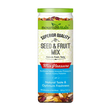 Buy NourishVitals Seed & Fruit Mix - Mix Pleasure - Breakfast / Snacks Trail Mix 150 gm - Purplle
