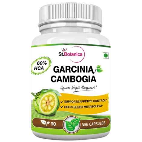 Buy St.Botanica Garcinia Cambogia Extract - 90 Veg Caps (500 g) - Purplle