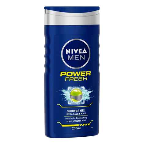 Buy NIVEA MEN Shower Gel Power Refresh Body Wash Men 250ml - Purplle