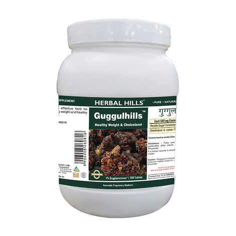 Buy Herbal Hills Guggulhills - Value Pack 700 Tablets - Purplle