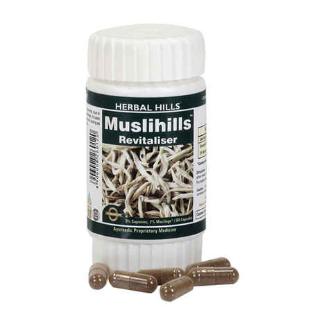 Buy Herbal Hills Muslihills 60 Capsule - Purplle