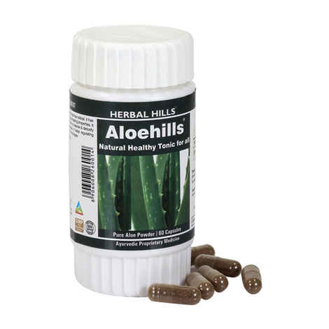 Buy Herbal Hills Aloehills 60 Capsule - Purplle