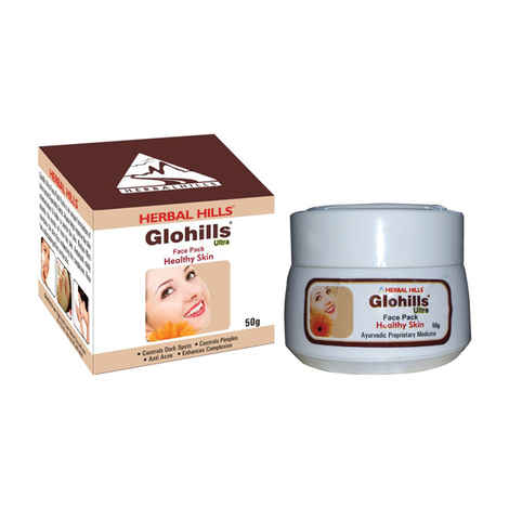 Buy Herbal Hills Glohills Ultra Face Pack 50 G Face Pack - Purplle