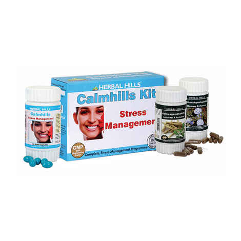 Buy Herbal Hills Calmhills Kit (Calmhills, Ashwagandhahills, Shankhpushpihills) - Purplle
