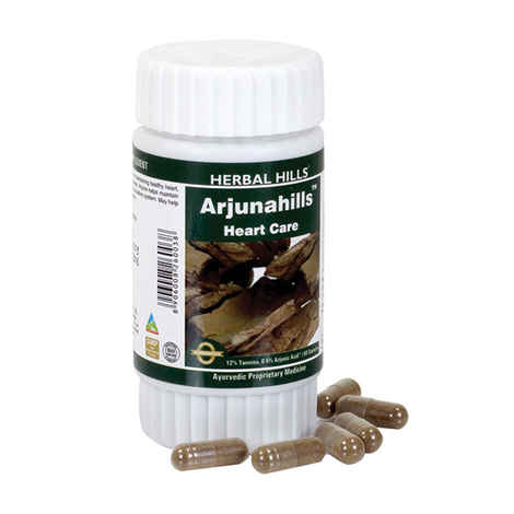 Buy Herbal Hills Arjunahills 60 Capsule - Purplle