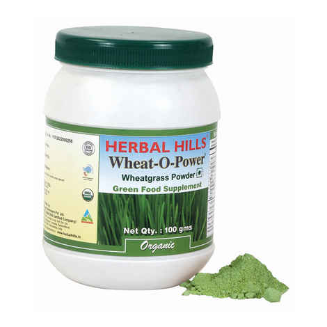 Buy Herbal Hills Wheat-O-Power 100 Gms Power (Buy 1 Get 1 Free) - Purplle