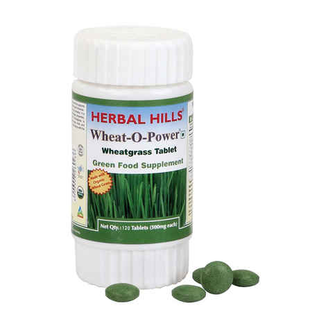 Buy Herbal Hills Wheat-O-Power 120 Tablet (Buy 1 Get 1 Free) - Purplle