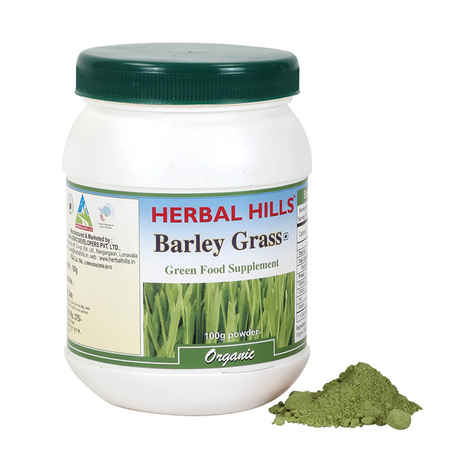 Buy Herbal Hills Barley Grass 100 Gms Powder (Buy 1 Get 1 Free) - Purplle