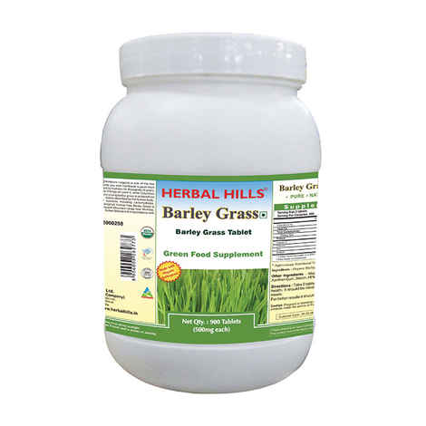 Buy Herbal Hills Barleygrass - Value Pack 900 Tablets - Purplle