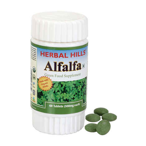 Buy Herbal Hills Alfalfa 60 Tablets (Buy 1 Get 1 Free) - Purplle