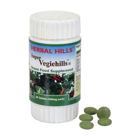 Buy Herbal Hills Super Vegiehills 60 Tablets (Buy 1 Get 1 Free) - Purplle