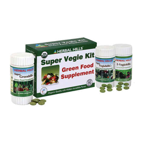 Buy Herbal Hills Super Vegie Kit ( Super Greenhills, Super Vegiehills, I Vegiehills) - Purplle
