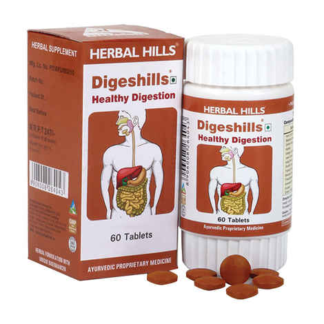 Buy Herbal Hills Digeshills 60 Tablets - Purplle
