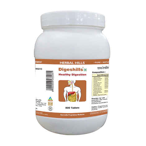 Buy Herbal Hills Digeshills - Value Pack 900 Tablets - Purplle