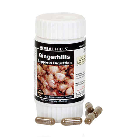 Buy Herbal Hills Gingerhills 60 Capsule - Purplle