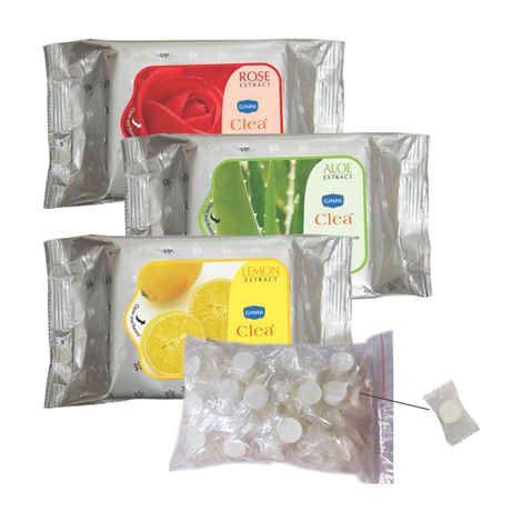 Buy Ginni Clea Cleansing & Make Up Remover Wipes (Rose,Lemon,Aloevera,) (Pack Of 3) (30 Wet Wipes Per Pack) With 50 Coin Tissues (Compressed /Magic Wipes) - Purplle