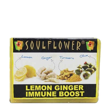Buy Soulflower Soap Lemon Ginger Immune Boost (150 g) - Purplle