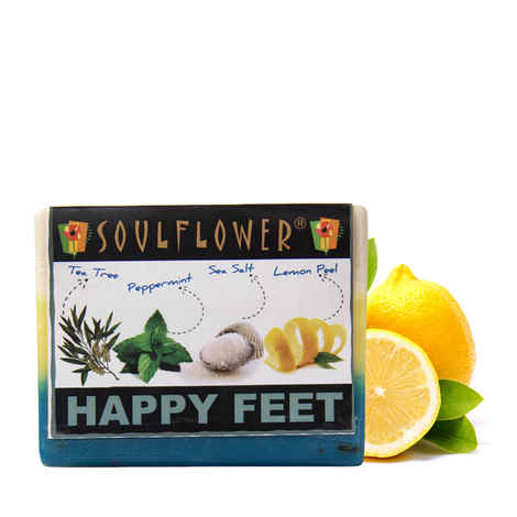 Buy Soulflower Soap Happy Feet (150 g) - Purplle