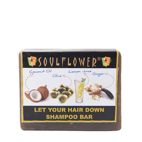 Buy Soulflower Soap Let Your Hair Down Shampoo Bar (150 g) - Purplle