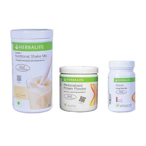 Herbalife Weight Loss Combo French Vanilla Protein Powder & Afresh Elaichi