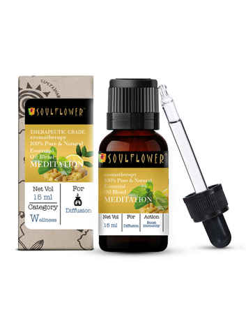 Buy Soulflower Essential Oil Meditation (15 ml) - Purplle