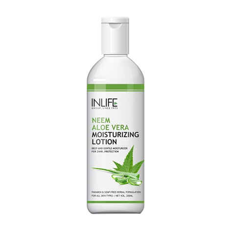 INLIFE Neem Aloe Vera Moisturizing Lotion (200 ml)
