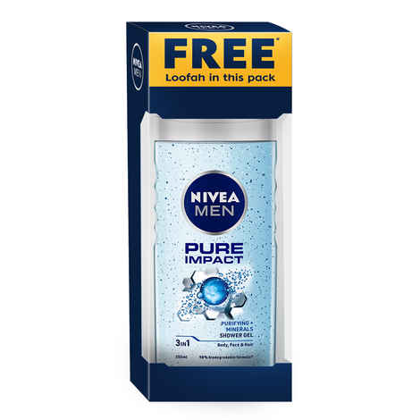 Nivea Pure for Men 250 + Loofah Free