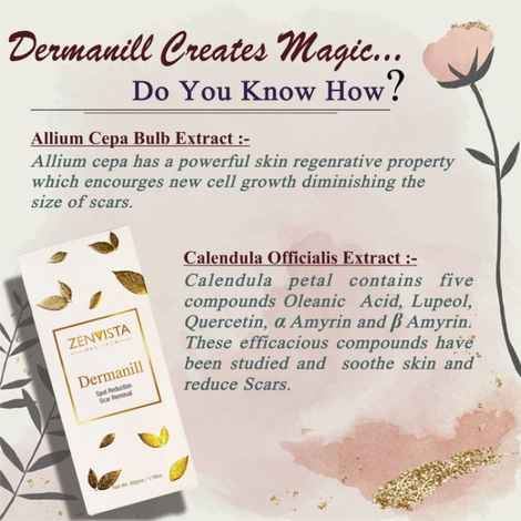 Buy Zenvista Dermanill Scar Removal & Spot Reduction Cream (50 gm) - Purplle