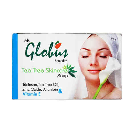 Buy Globus Remedies Tea Tree Skincare Soap (75 g) - Purplle