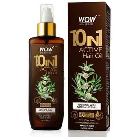 Buy WOW Skin Science 10-in-1 Active Miracle Hair Oil - 200 ml - Purplle