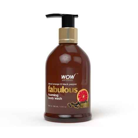 WOW Skin Science Blood Orange & Black Pepper Fabulous Foaming Body Wash (300 ml)