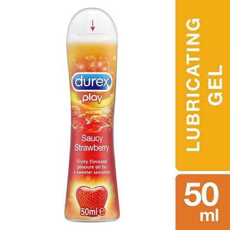 Buy Durex Play Saucy Strawberry (50 ml) - Purplle