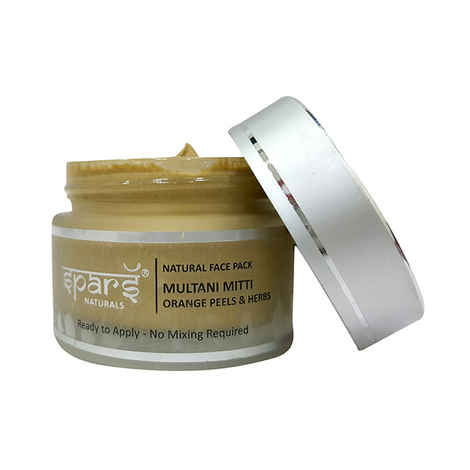 Buy Spars Naturals Multani Mud Face Pack with Orange Peels Herbs 50 g - Purplle