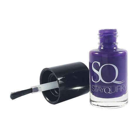 Stay Quirky Nail Polish, Gel Finish, Hidden Purple Secret 207 (6 ml)