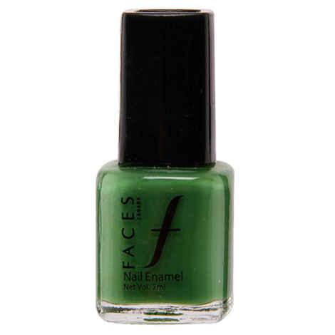 Buy Faces Canada Small Nail Enamel Go Green 17 - Purplle