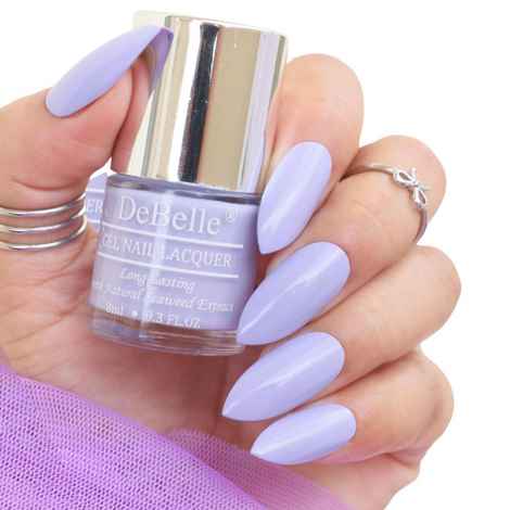 Buy DeBelle Gel Nail Lacquer Creme Blueberry Bliss - Lavender, (8 ml) - Purplle