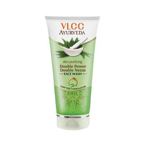 Buy VLCC Skin Purifying Double Power Double Neem Facewash (50 ml) - Purplle