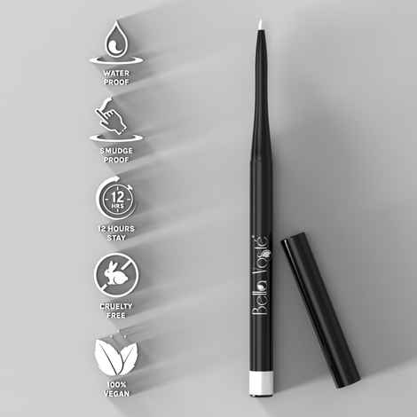 Buy Bella Voste Intense Eyeliner Kajal White (Snow Bell) (0.25 gm) - Purplle