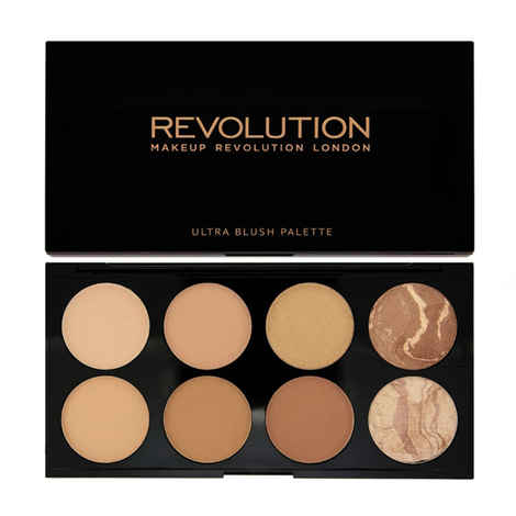 Buy Makeup Revolution Blush & Contour Palette All About Bronzed (13 g) - Purplle