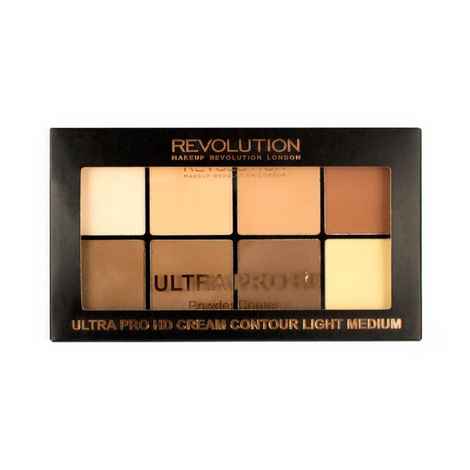 Buy Makeup Revolution HD Pro Cream Contour Palette - Light Medium (20 g) - Purplle