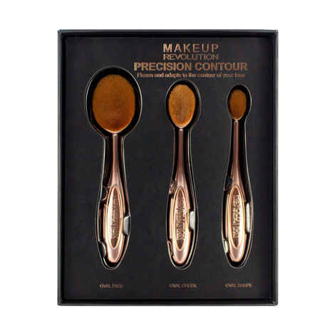 Buy Makeup Revolution Precision Contour Set 3 Pcs - Purplle